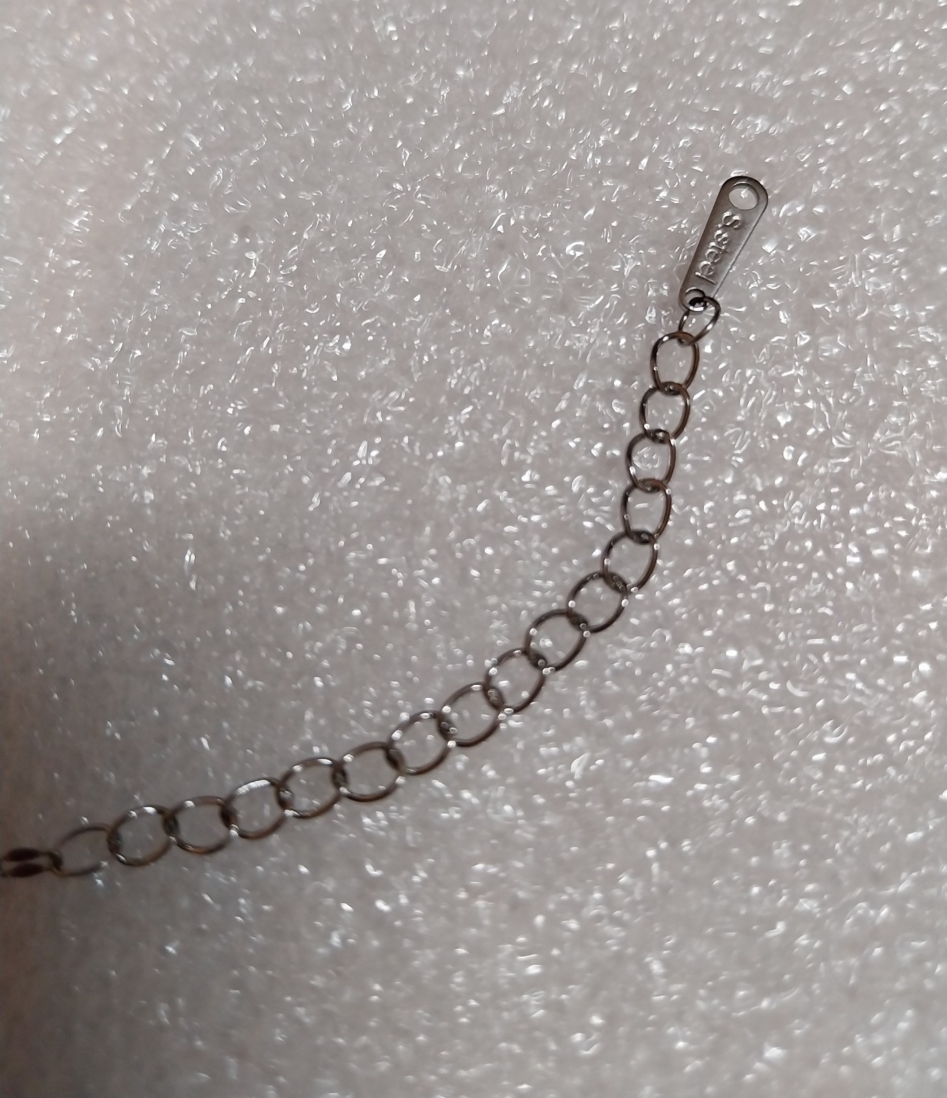 Stainless Steel Shining Chain Necklace 45+5 cm Unisex Lobster Clasp Daily Use