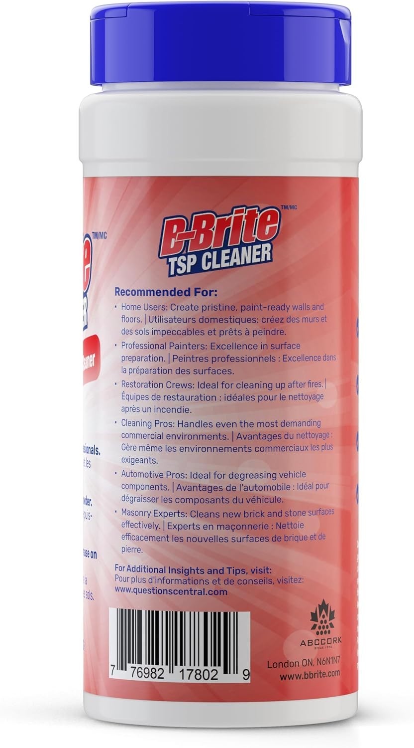 Eco-Friendly TSP Cleaner Powder – 1LB for Walls, Floors, & Automotive Use