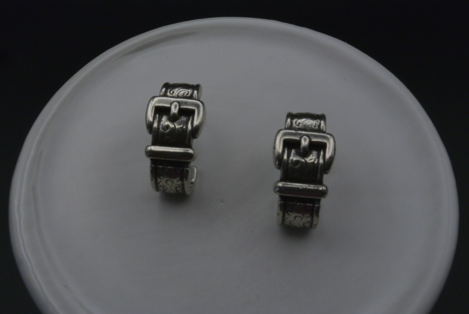 Brighton Belt Buckle Earrings