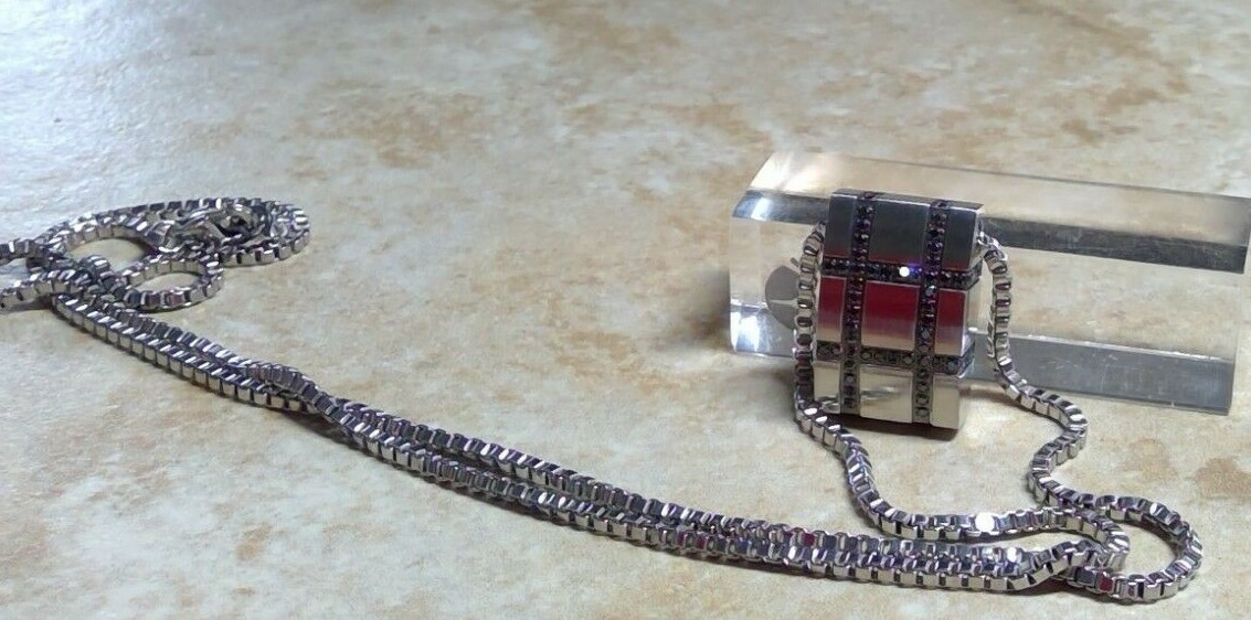 Dolan Bullock Ember Collection Black diamond pendant USA MADE