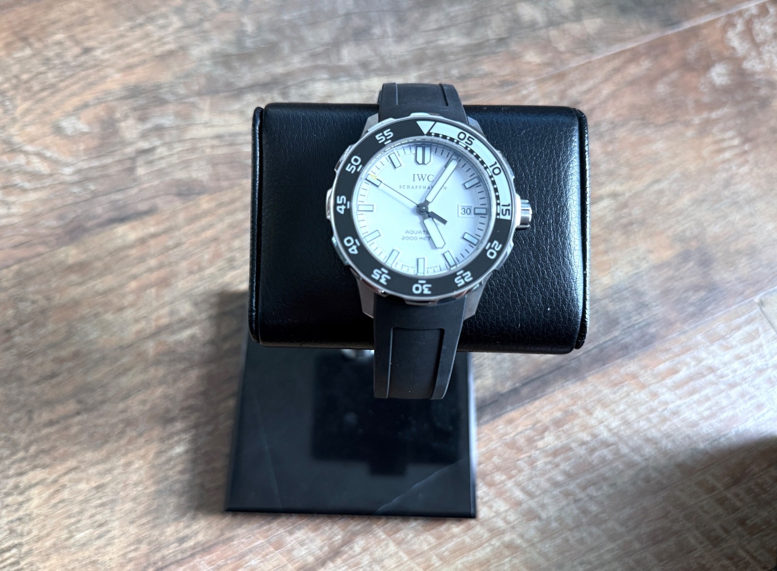 IWC Aquatimer IW356805 44mmSS White Dial Rubber Strap Automatic Date Watch