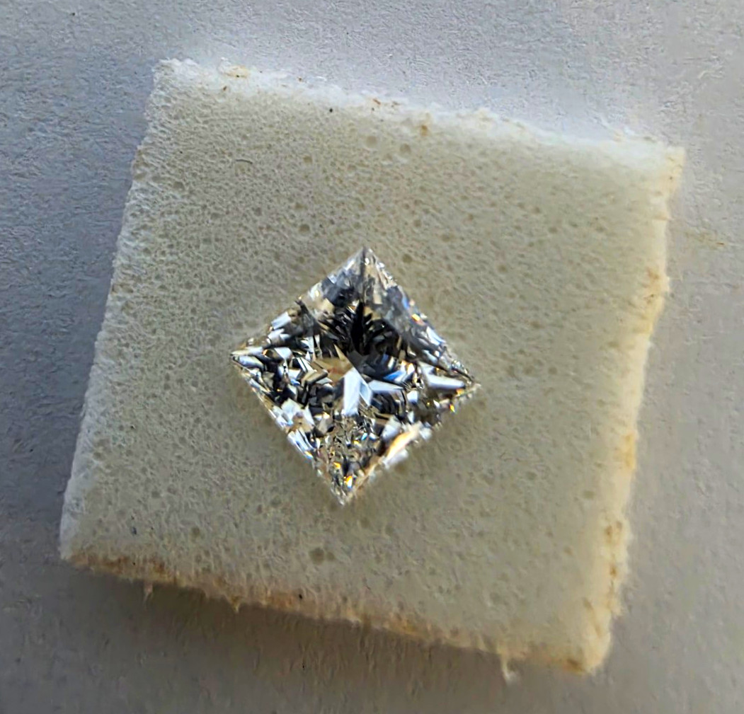 ​1.06ct Princess Cut D VVS1 IGI Certified Lab Grown Diamond Loose
