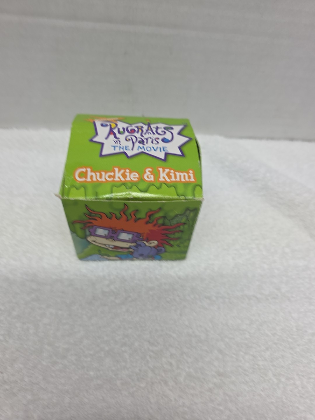 Vintage Nickelodeon Rugrats In Paris Digital Watch Unisex Orange Rubber Band Y2K
