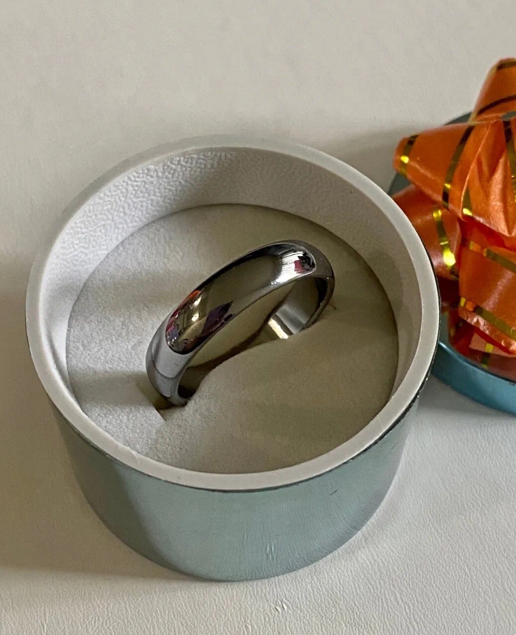 high polish finish Tungsten Band