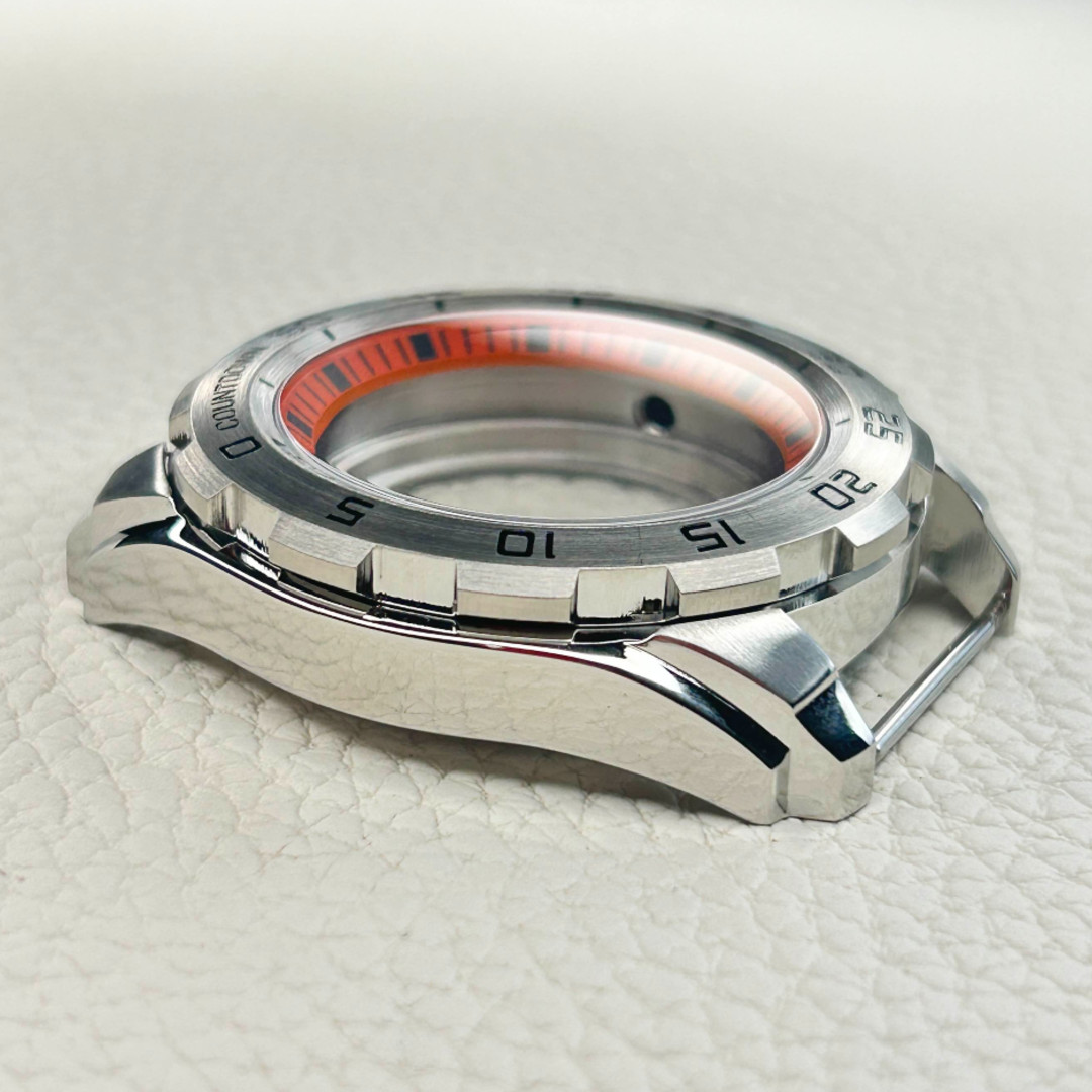 45MM Steel Sapphire glass Monster Watch Case Bracelet Fit Japan NH34 NH35A Nh36A