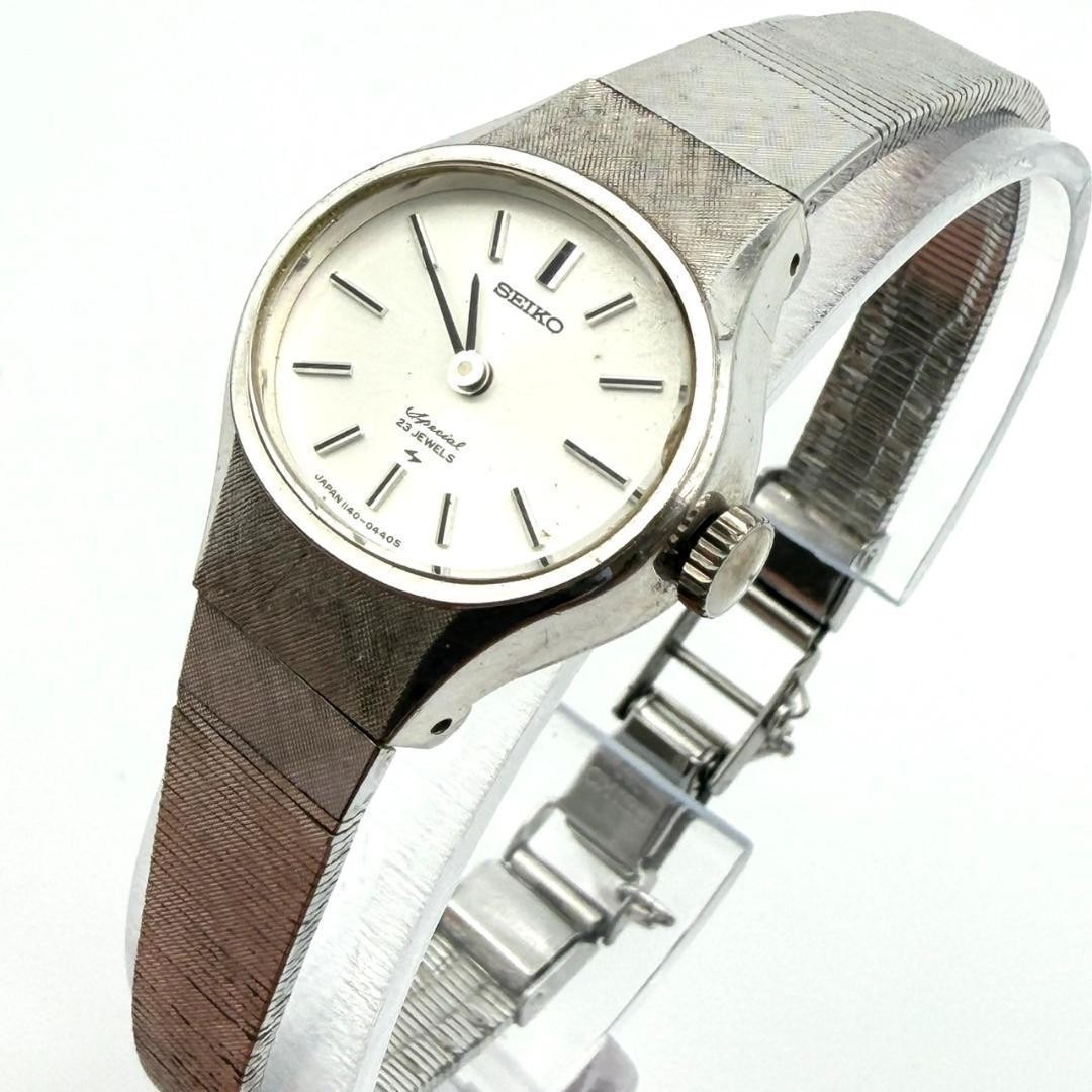 Rare Seiko 23-jewel manual-winding oval watch, special edition, women’ 〔NEW〕