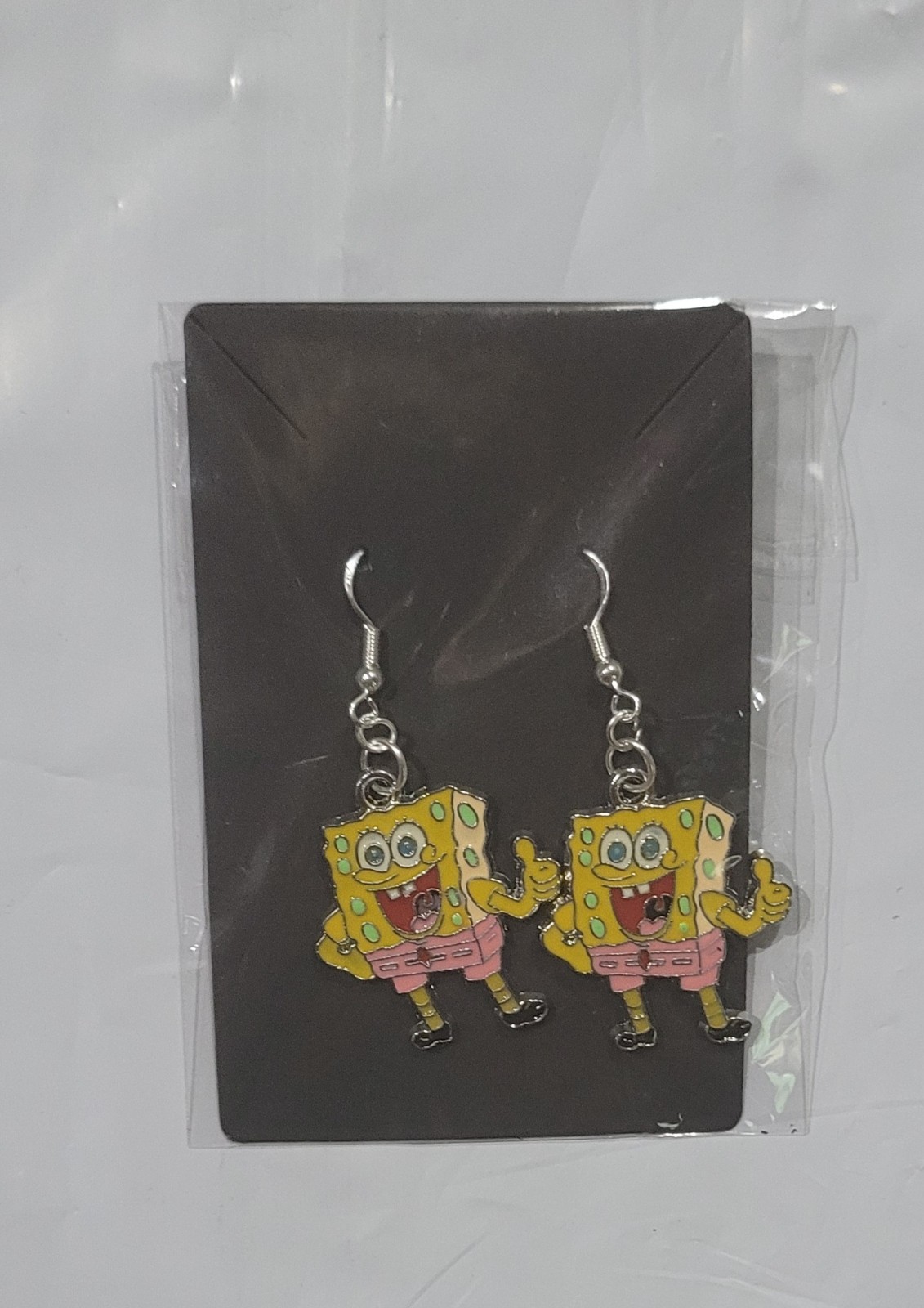 SpongeBob Multicolor Earrings Fan Made 8 In Stock