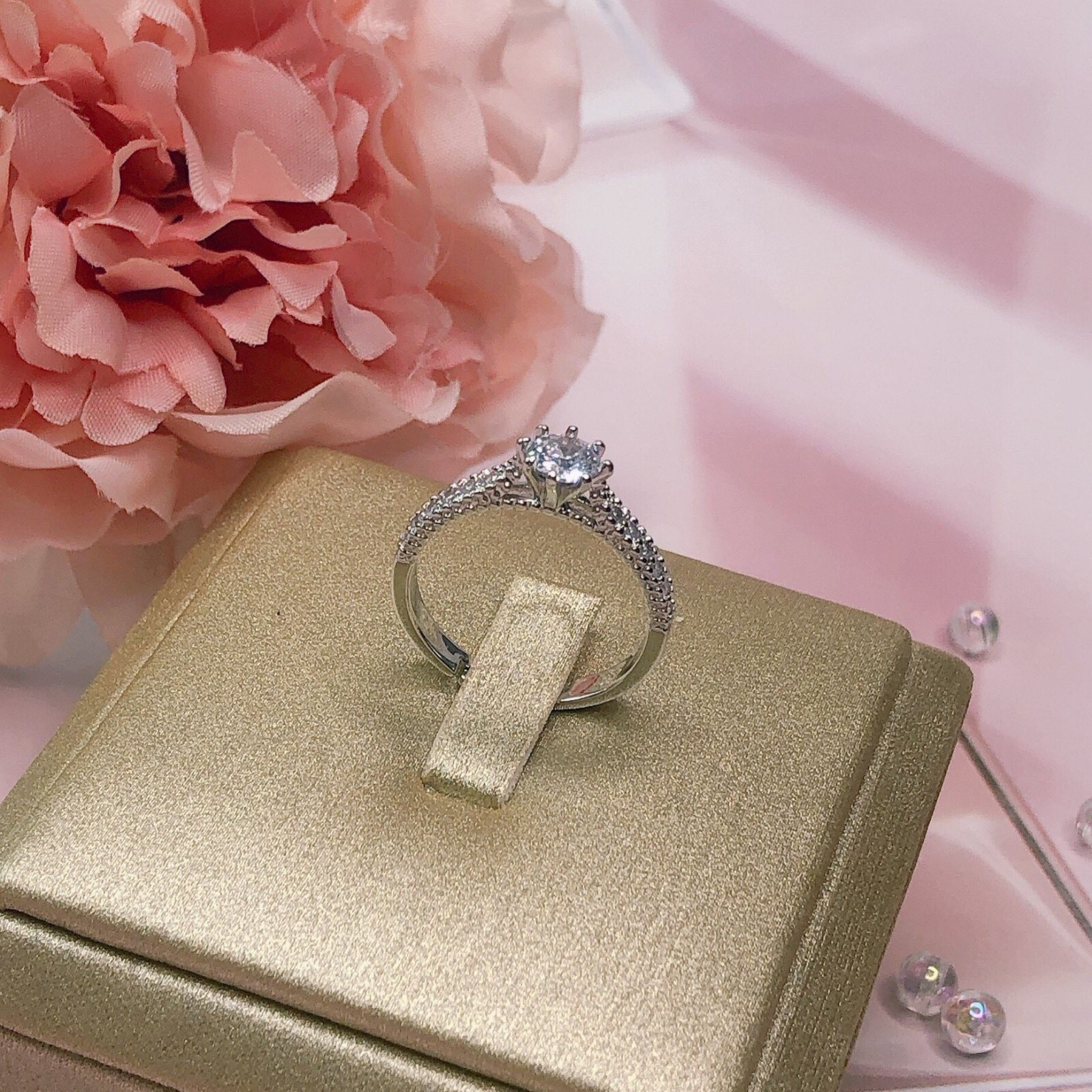  Adjustable Diamond Ring Free UK Delivery New