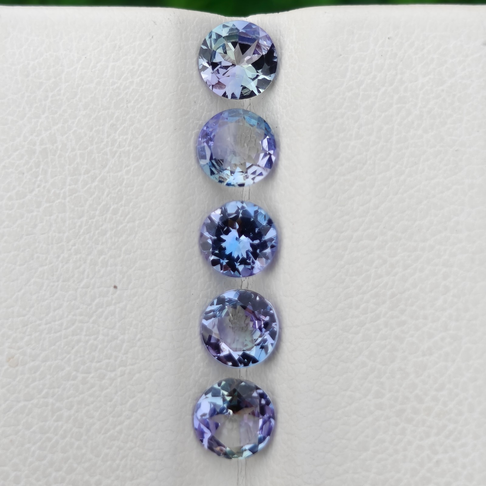 Bio colour tanzanite round gemstone 5mm lot loose gemstone for jewelry making