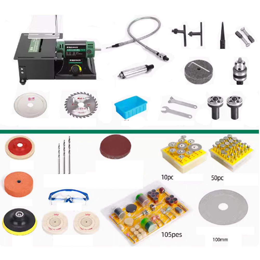 220V 950W Jewelry Polishing Machine Lathe Polisher Bench Buffer 1000-10000rpm