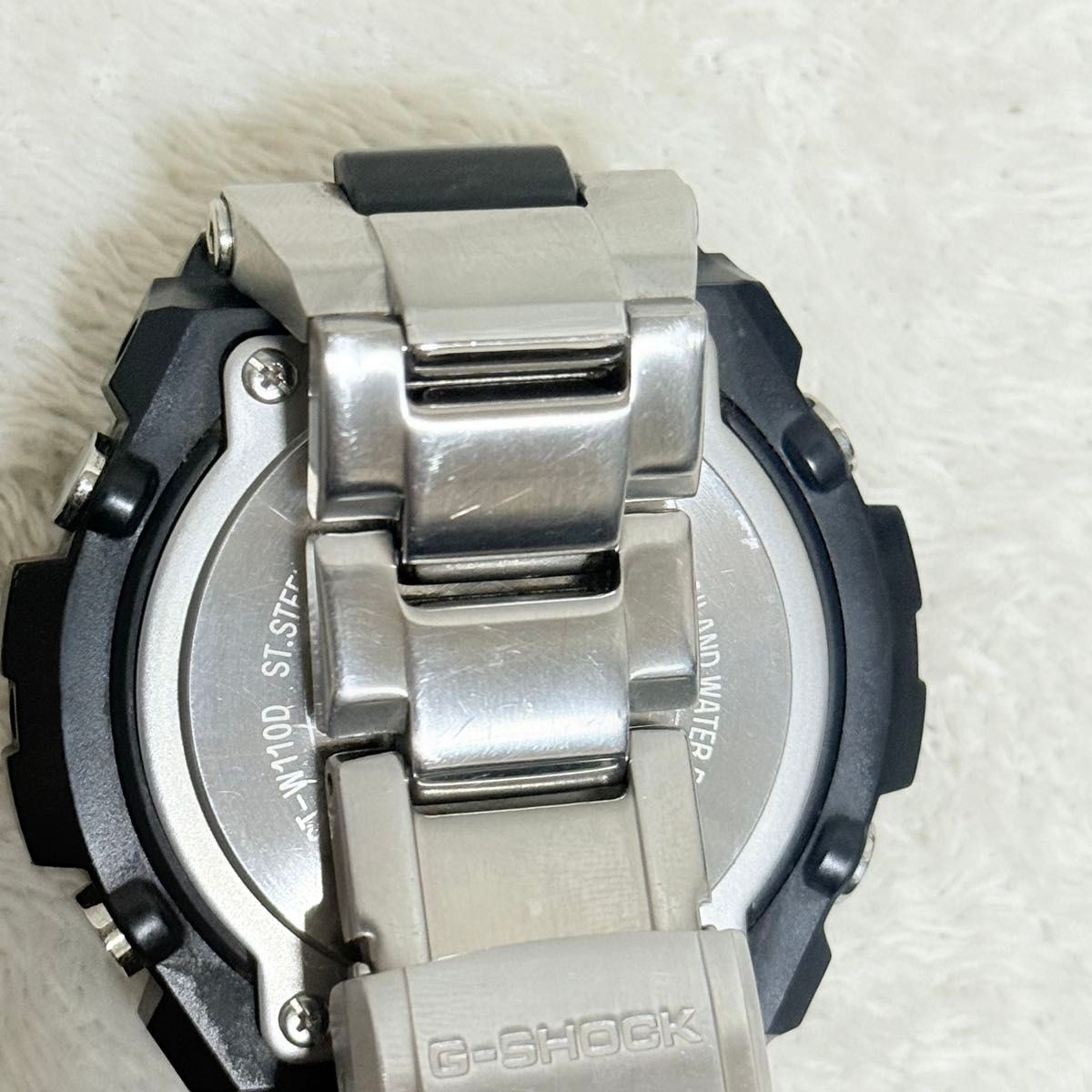 CASIO G SHOCK GST W110D Blue G STEEL Radio Solar Tough Solar