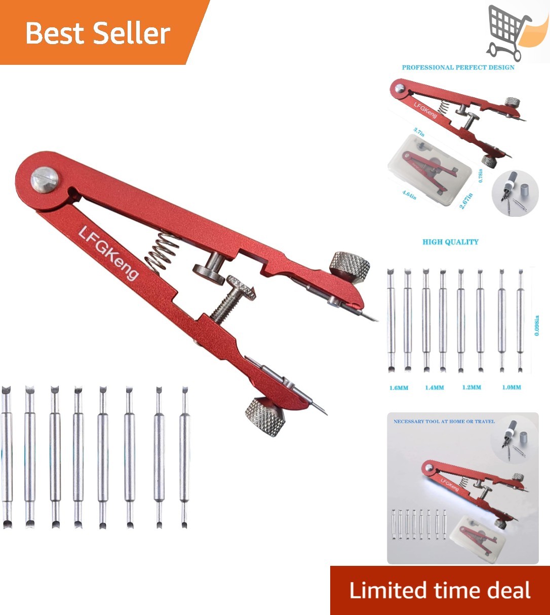 Watch Spring Bar Pliers Alloy Steel Tool Kit for Band Replacement Travel