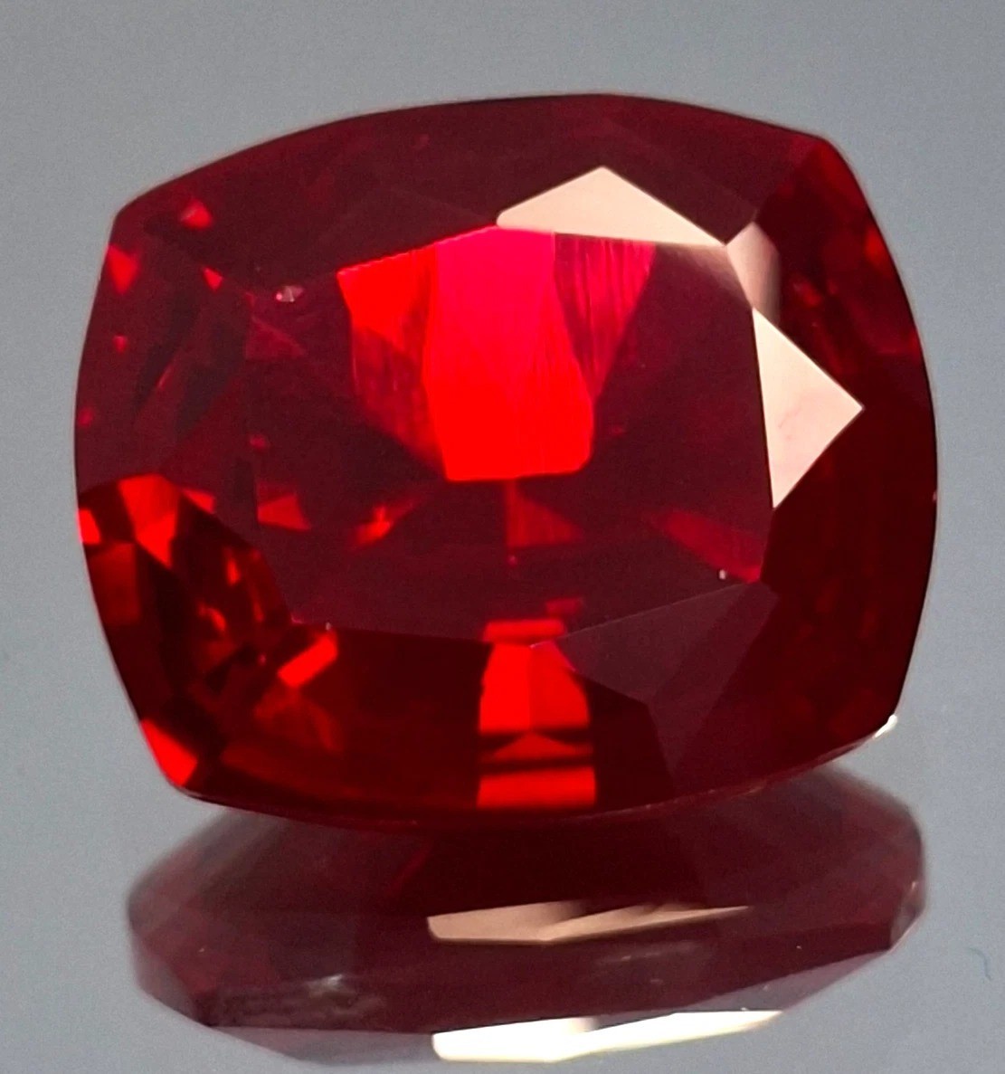 58-60 Ct Brilliant Cushion Shape Red Ruby Natural Certified Loose Gemstone