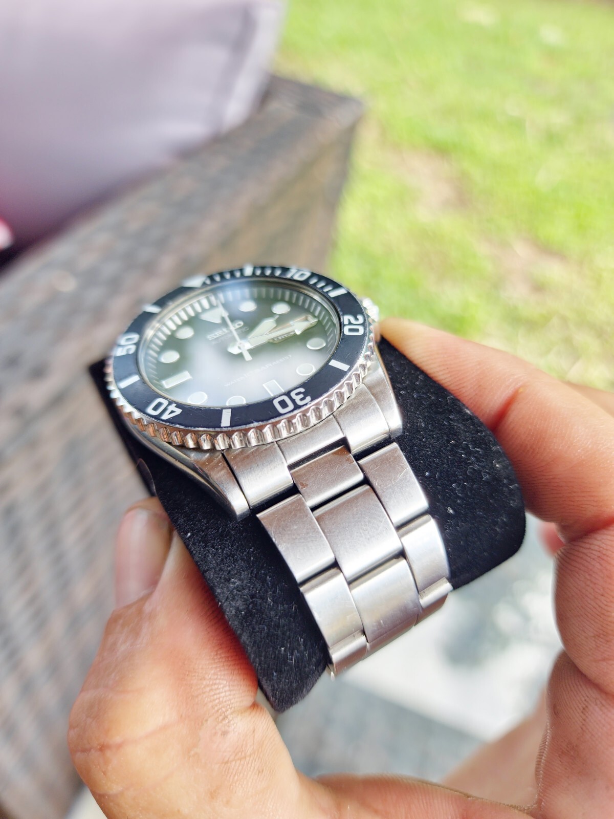 Seiko Men’s Black Watch – 7S26-0040