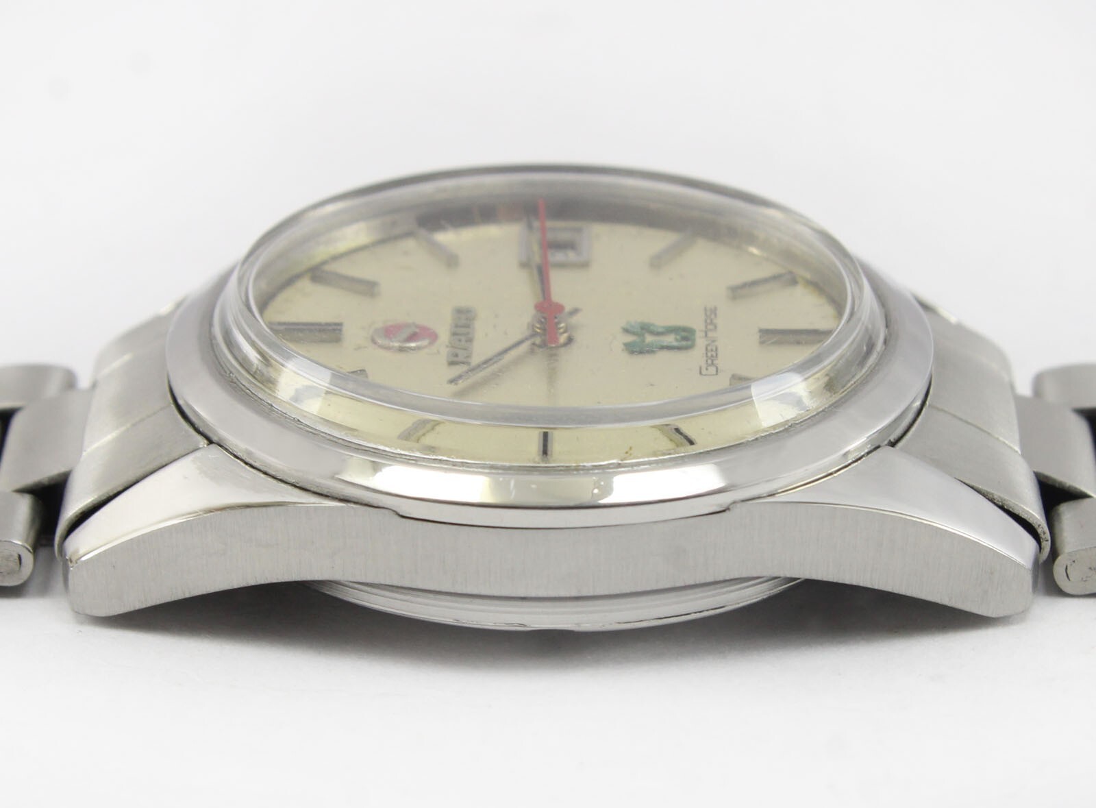 RADO Green Horse Automatic Quick Date Steel Men’s Vintage Swiss Watch Cal 2872