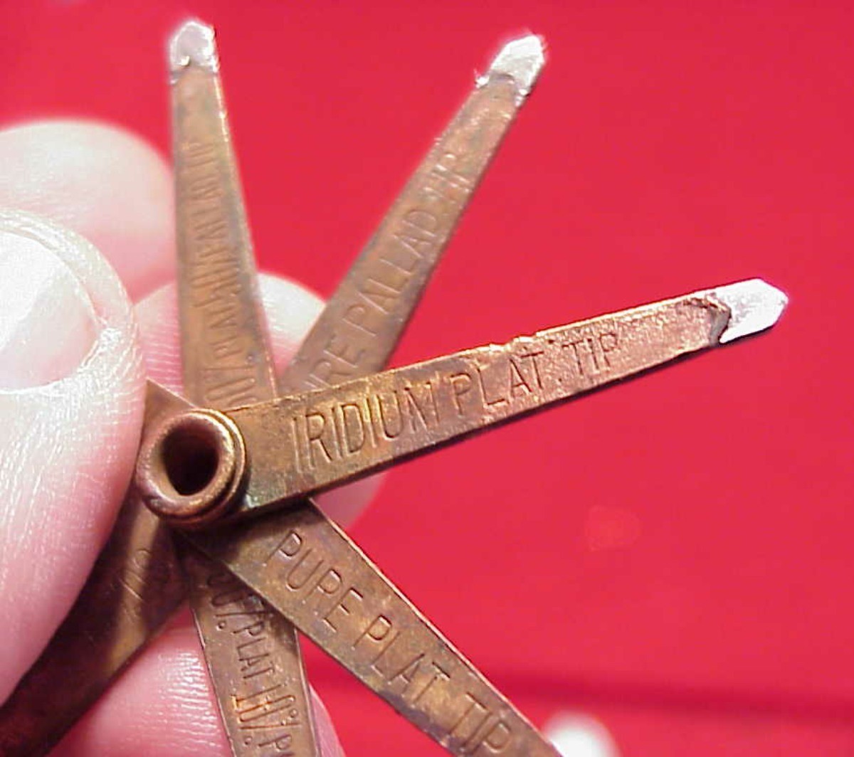 VINTAGE RARE SET OF PLATINUM IRIDIUM PALLADIUM Testing Needles TIPS