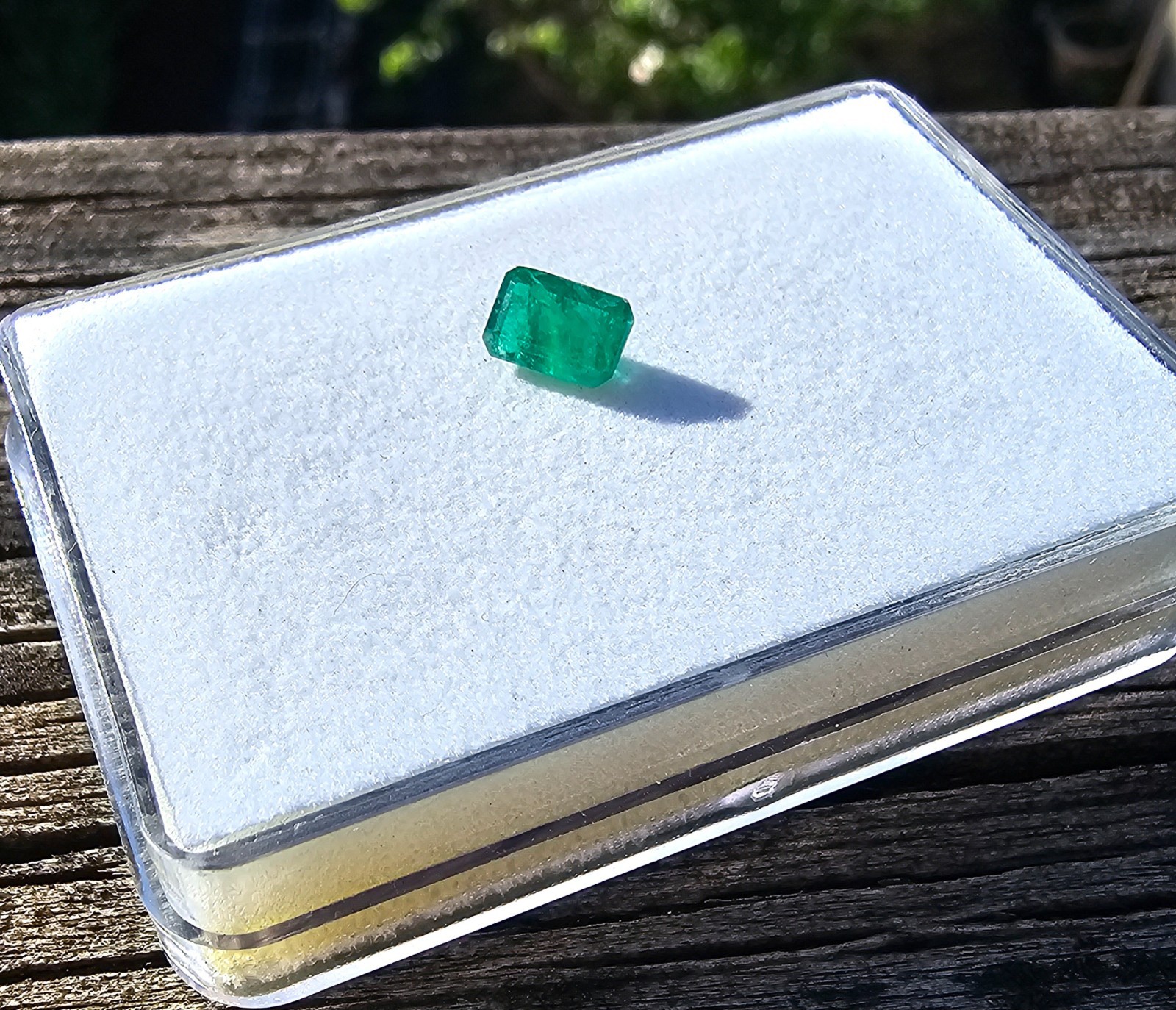 Emerald 6.9×4.7mm Emerald Cut Loose Gemstone!