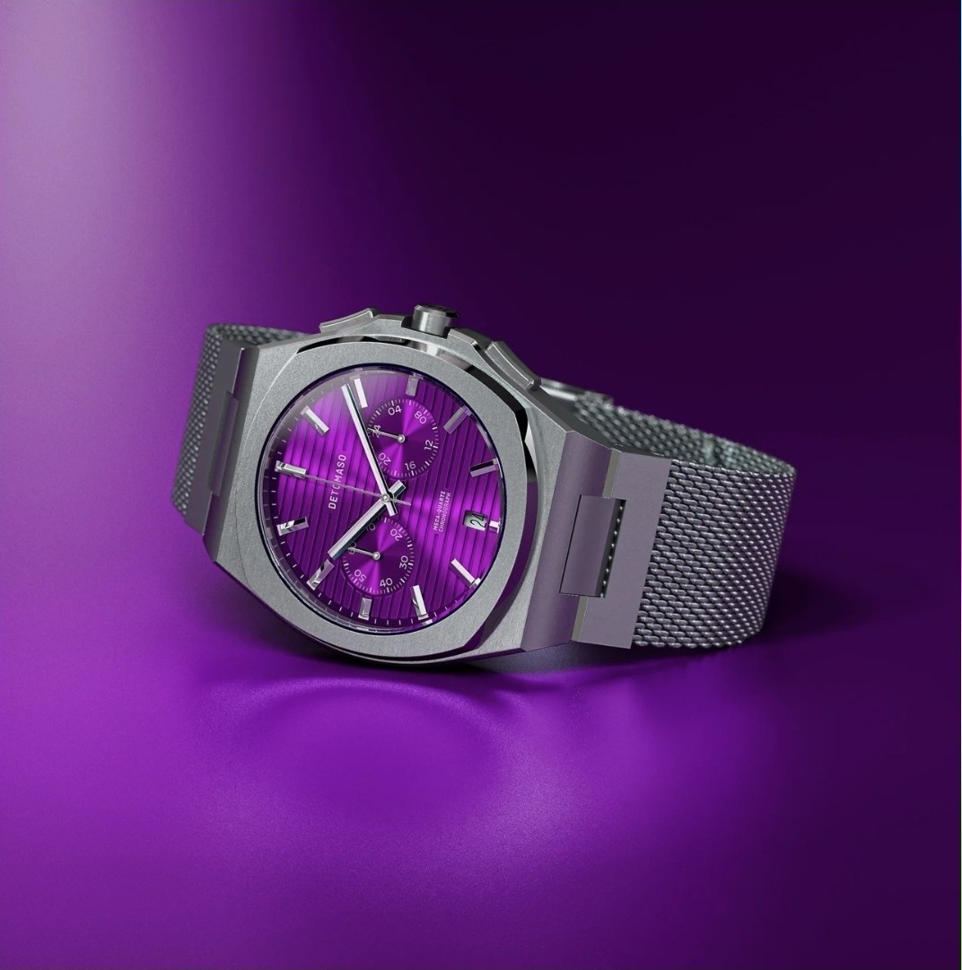 DETOMASO VOLTRE CHRONO PURPLE 42mm