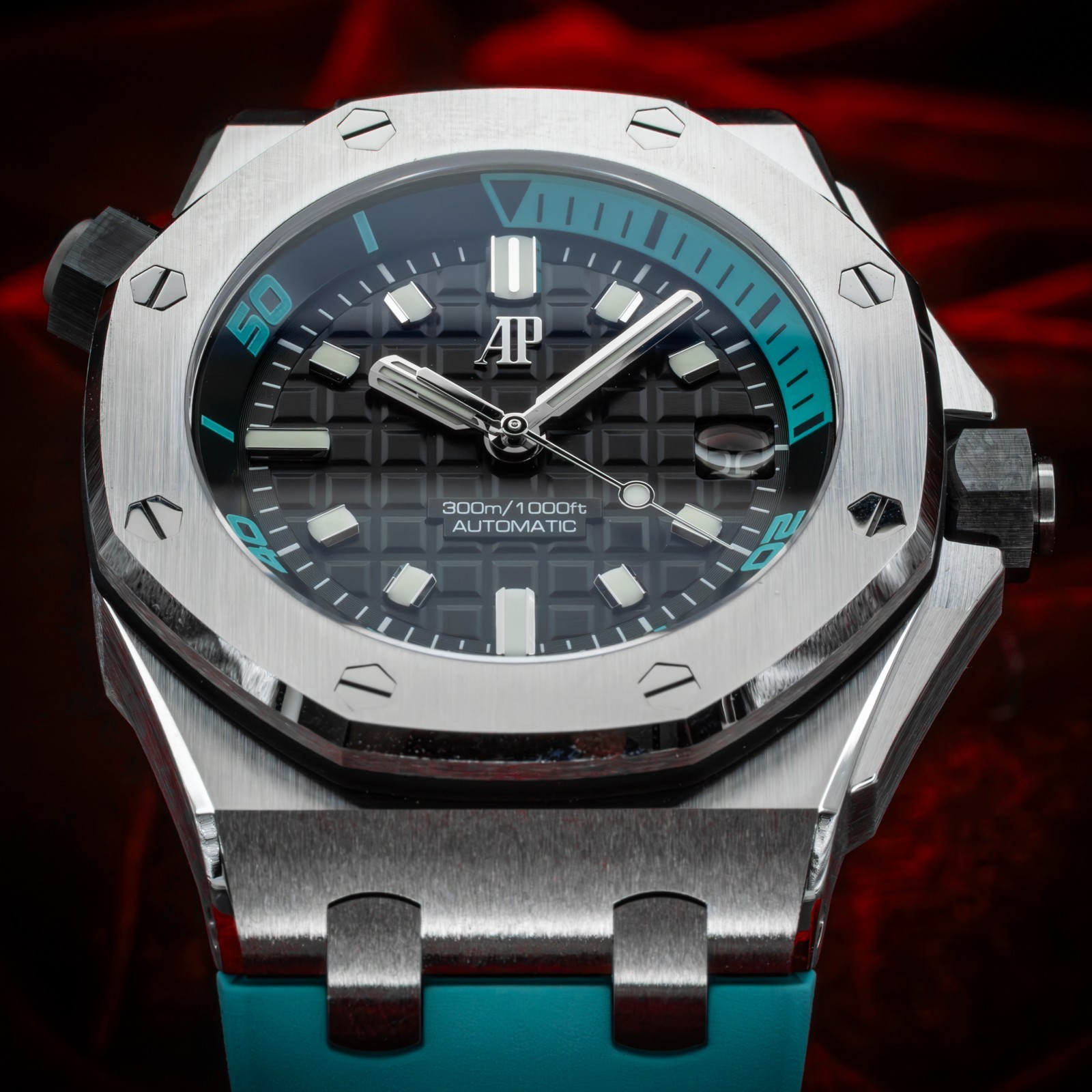 Audemars Piguet Royal Oak Offshore Diver Turquoise 42mm 15720ST.OO.A355CA.01