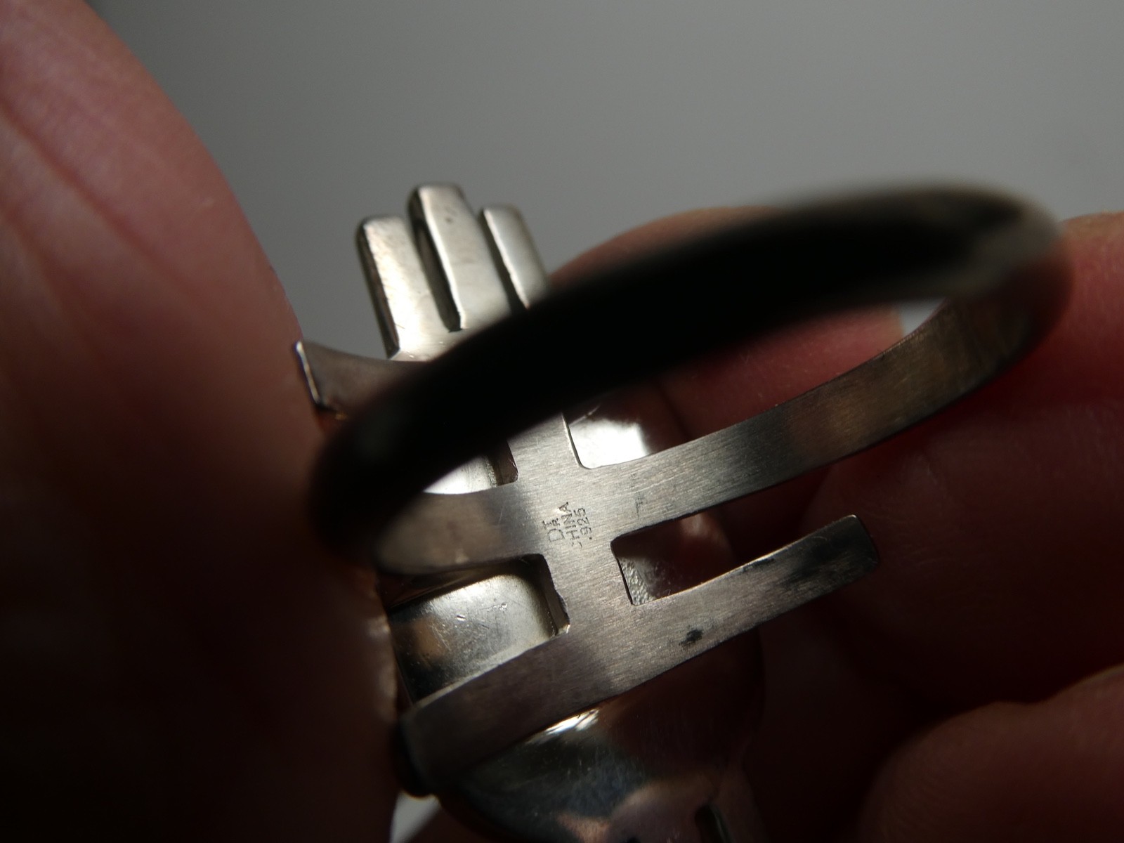 Jay King Mine Finds DTR Turquoise Modernist Sterling Silver 925 RING Size 9