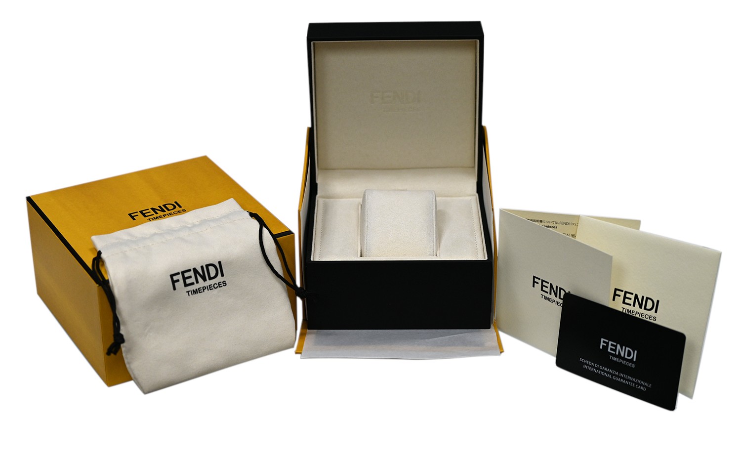 Fendi Selleria F8020345H0 MOP Dial Stainless Steel 36MM Lady Quartz
