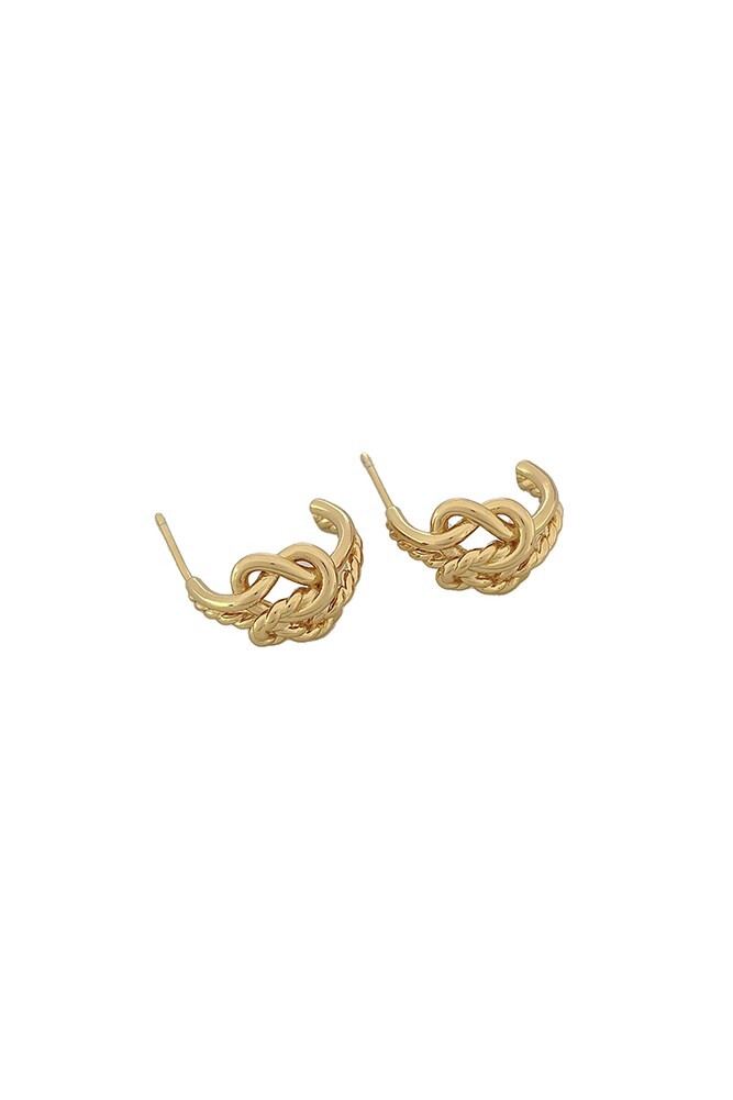 Do Everything in Love 14K Gold Dipped Post Earrings KOREA