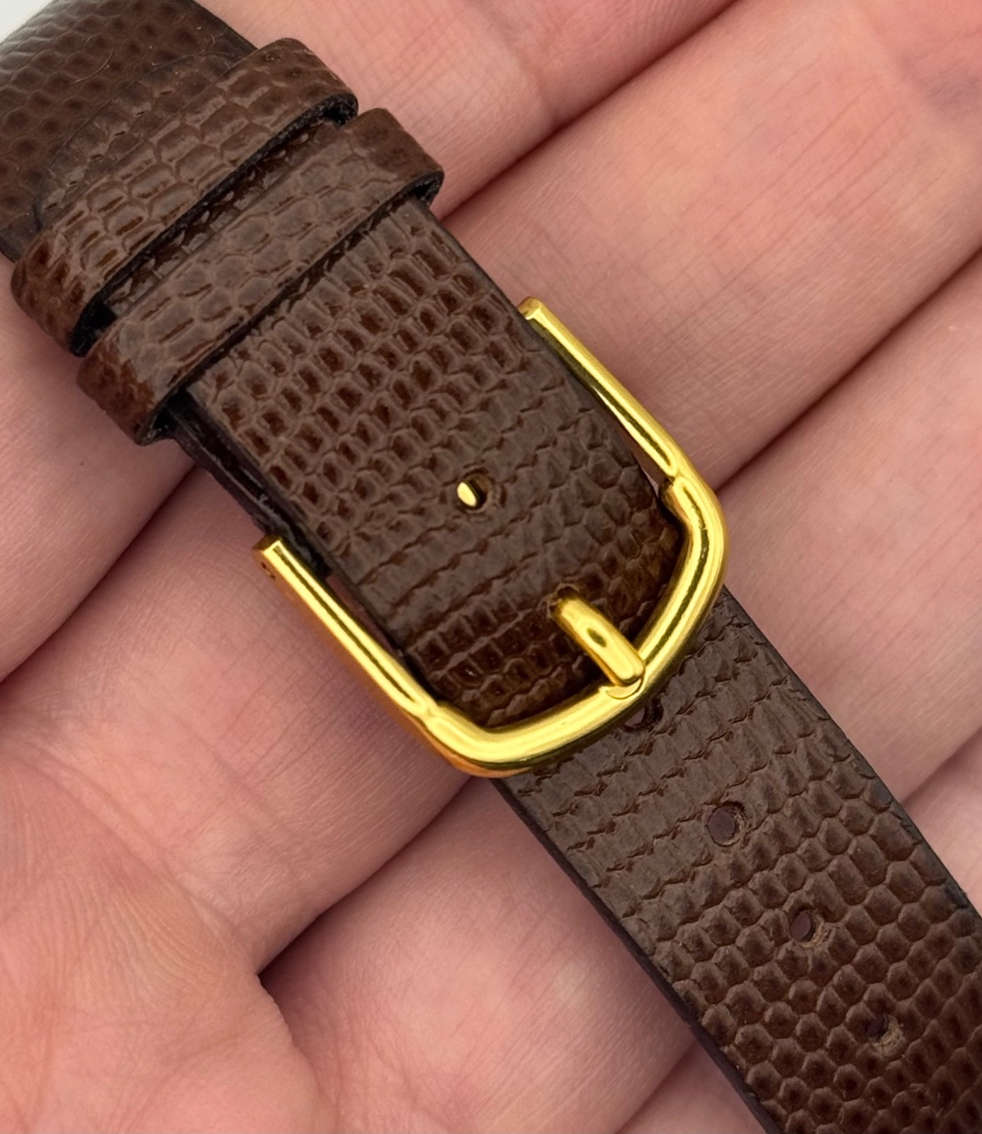 1995 Vintage N.O.S. Seiko Men’s Gold Dress Watch w/O.G. Band & Box – 7N00 Quartz