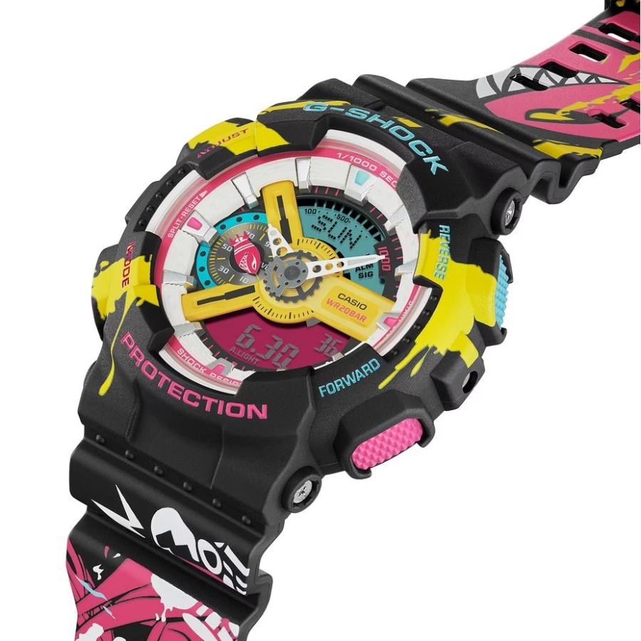 CASIO G-Shock GA-110LL-1AJR League Of Legends JINX Digital & Analog Watch New