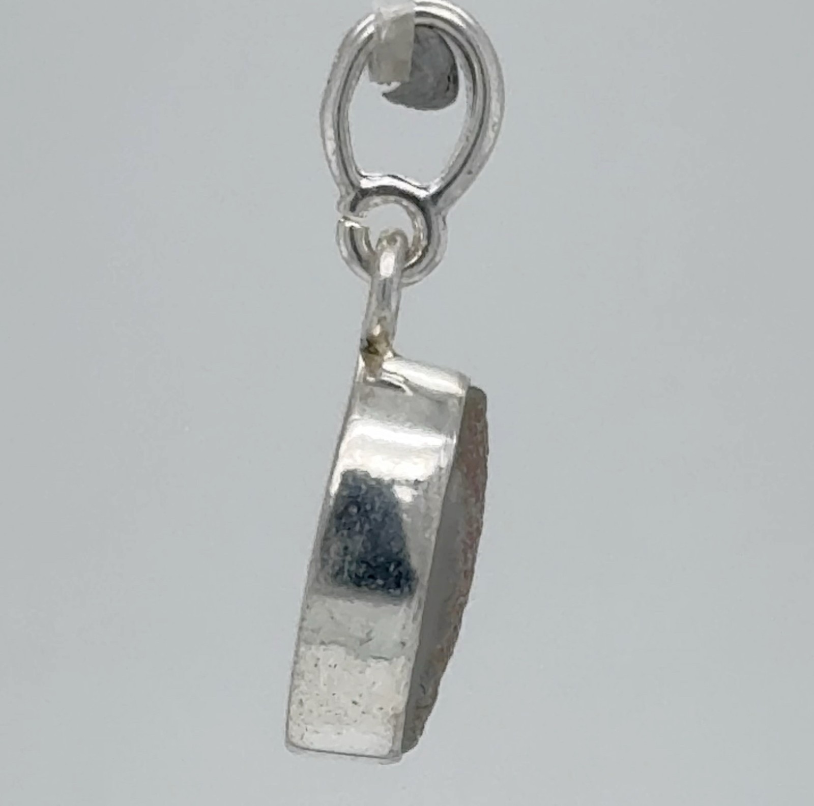 Oval Purple DRUZY DRUSY Druse QUARTZ Pendant – 925 STERLING SILVER Necklace #48