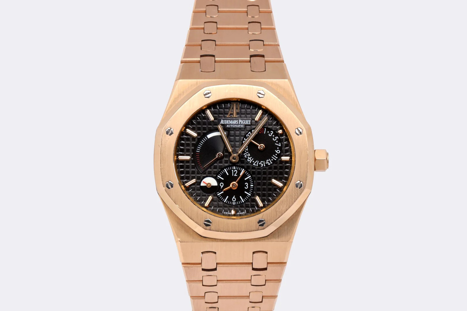Audemars Piguet Royal Oak Dual Time 26120OR 18k Rose Gold 39mm Watch
