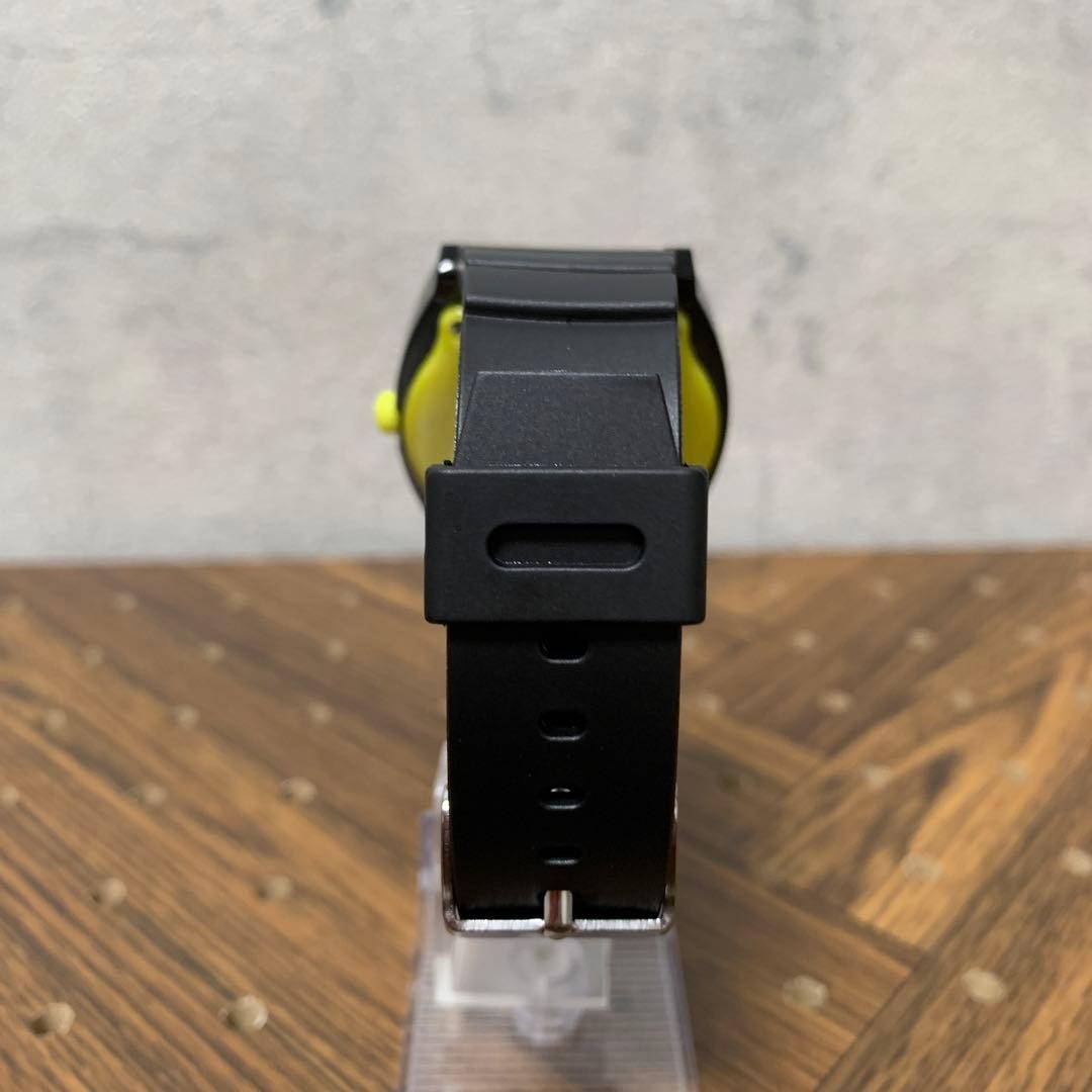 NIXON Time Teller P Yellow Wristwatch Analog Casual Everyday Wear Vintage