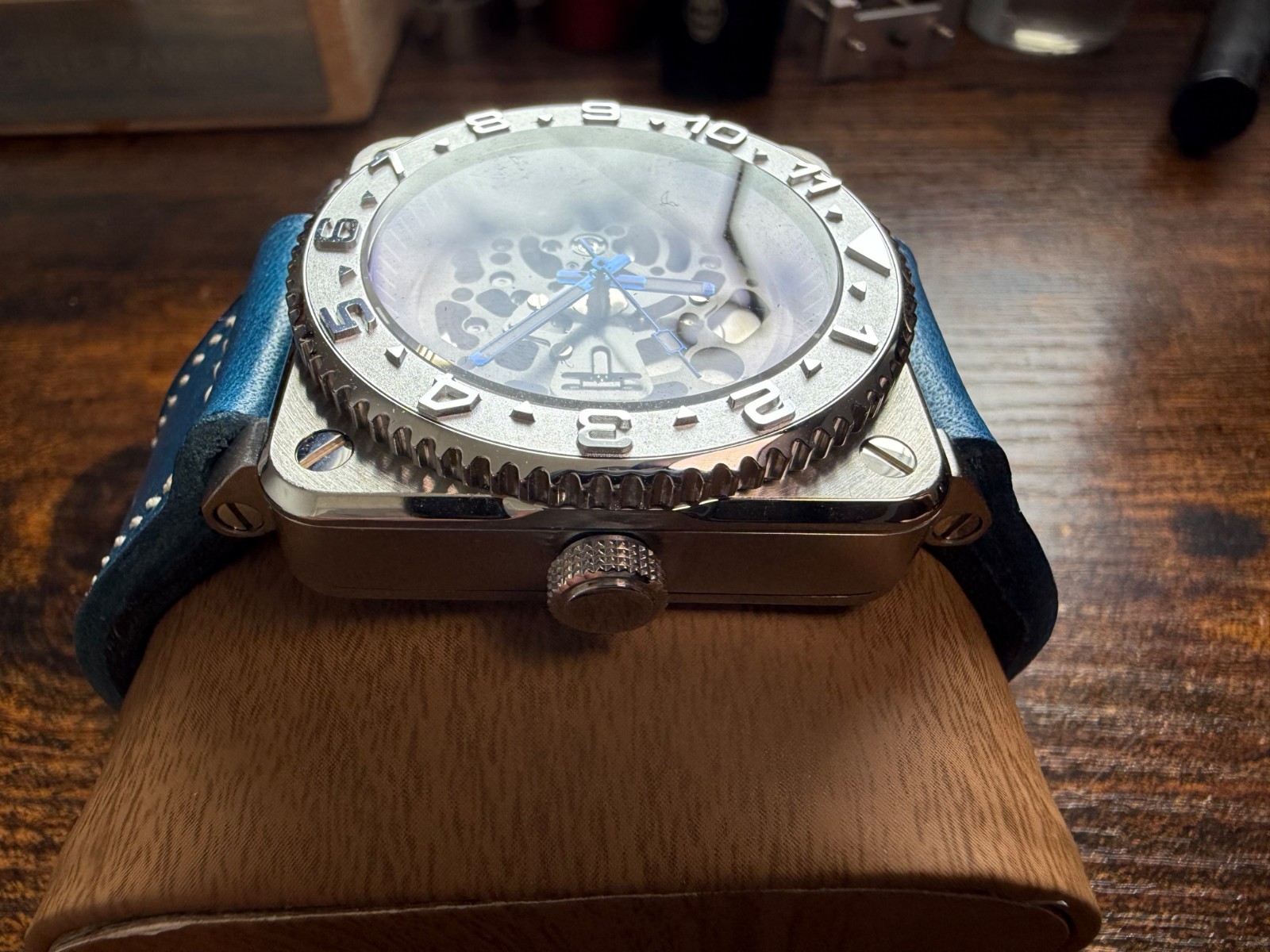 Bespoke Skeleton mod Automatic Watch powered by nh72 movement