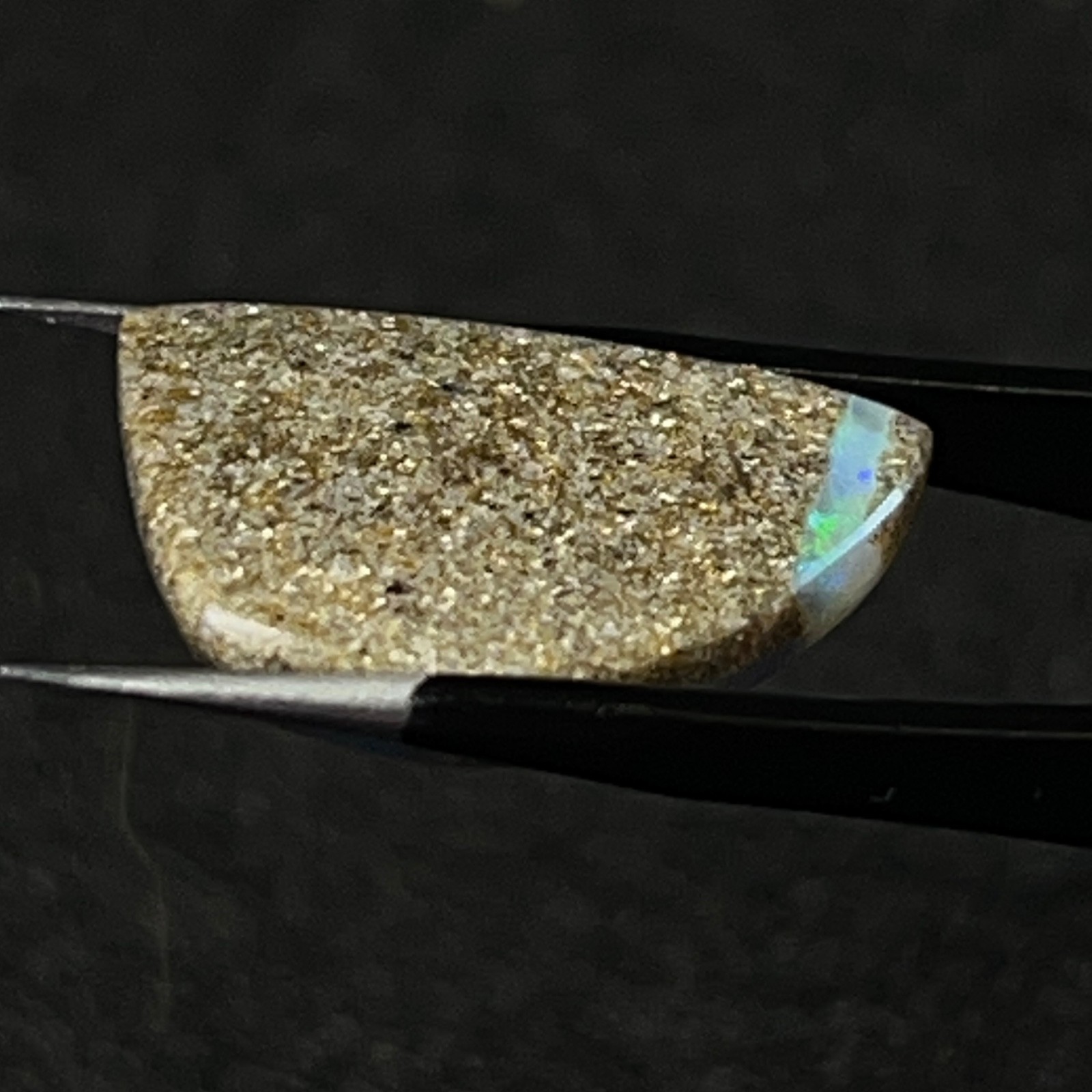 IPO-1 Brazilian opal 13.45ct 21x15x6mm strong play of colors free form