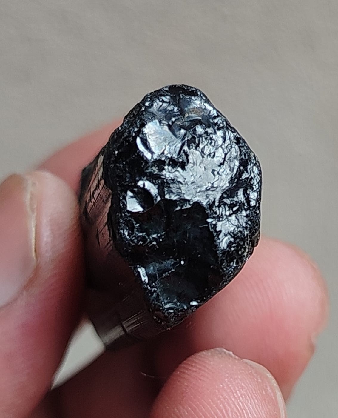 Natural Black Tourmaline Raw Cabochon, Loose Gemstone For Wire Wrapped Jewelry