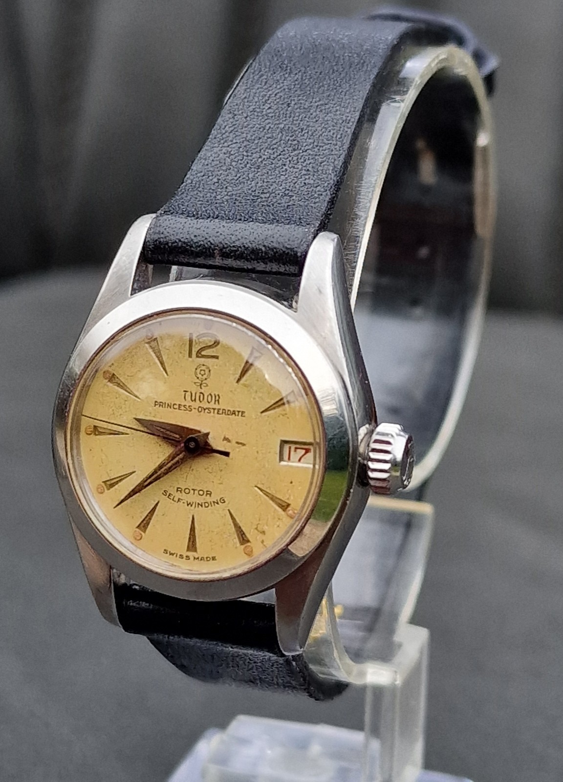 Tudor Princess Oysterdate Automatic 24mm Stainless Steel Wristwatch