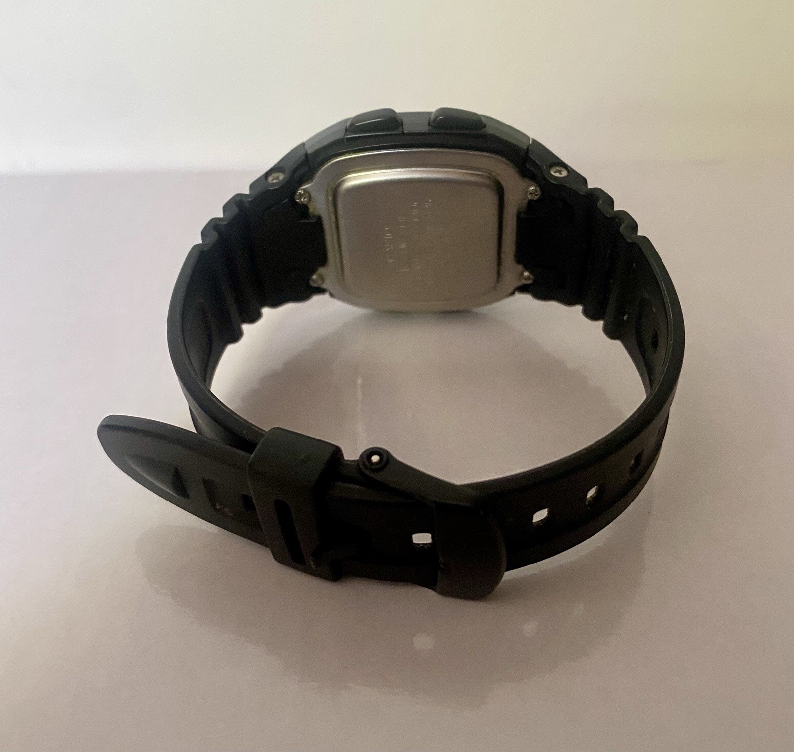 Casio Watch 3239 W-96h Illuminator Digital Black Band Chrono Dual Time Alarm