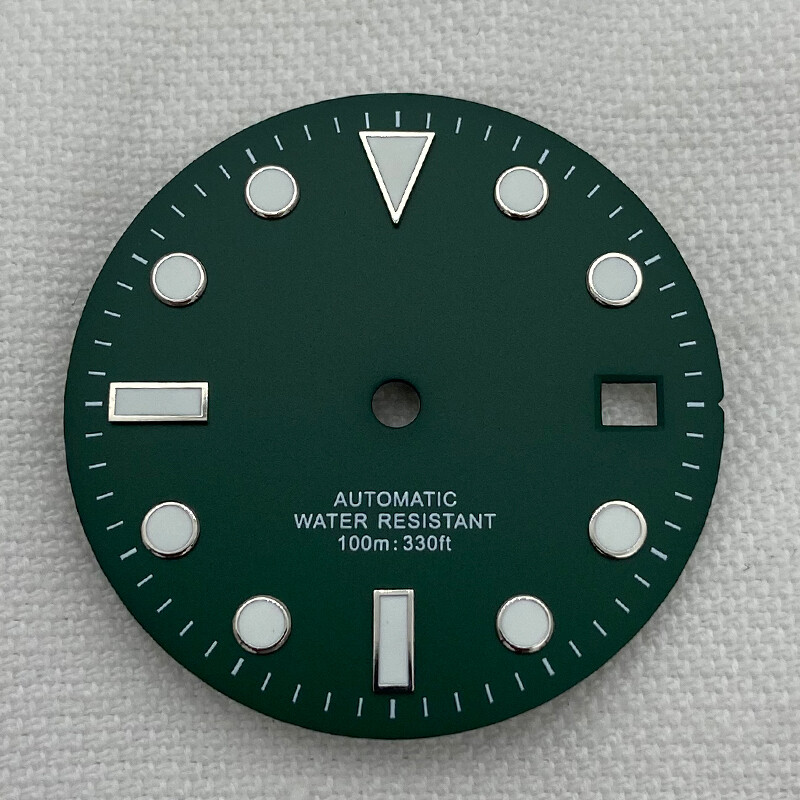 28.50mm Dials C3 Luminous Parts Fit nh35 nh36 nh38 Miyota8215 Eta 2824 Movement