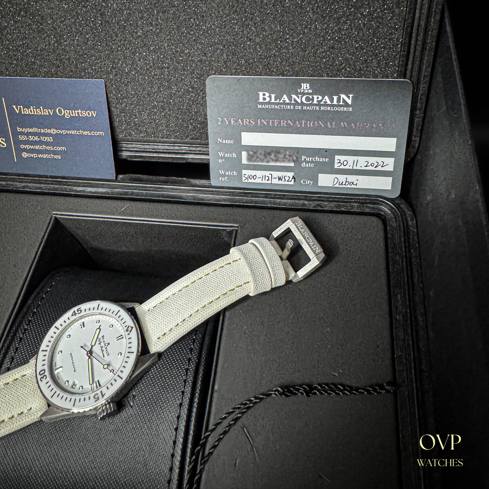 Blancpain Fifty Fathoms Bathyscaphe 38mm – Complete Set | Ref: 5100-1127-W52A