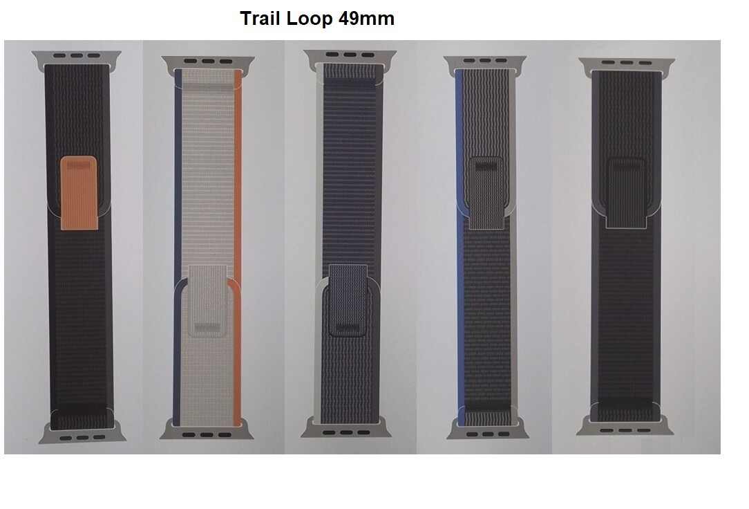 Genuine Apple Trail Loop 49mm 45mm Watch Band Series 4 5 6 7 8 9 SE Ultra SM /ML