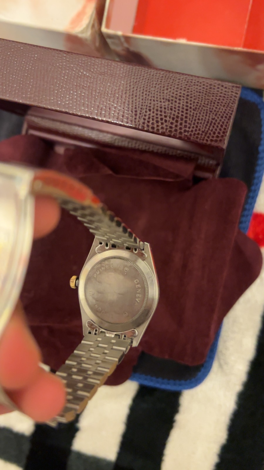 Tudor Prince Date 74033 34mm Automatic – 18K Gold Bezel/ Diamond Dial £1800+
