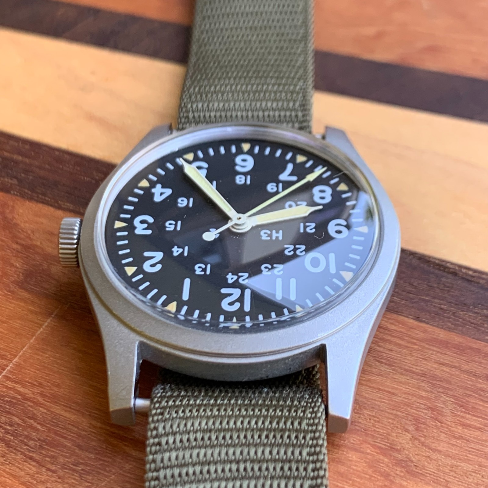 Hamilton MIL-W-46374B US Military General Purpose Field Wristwatch – Serviced