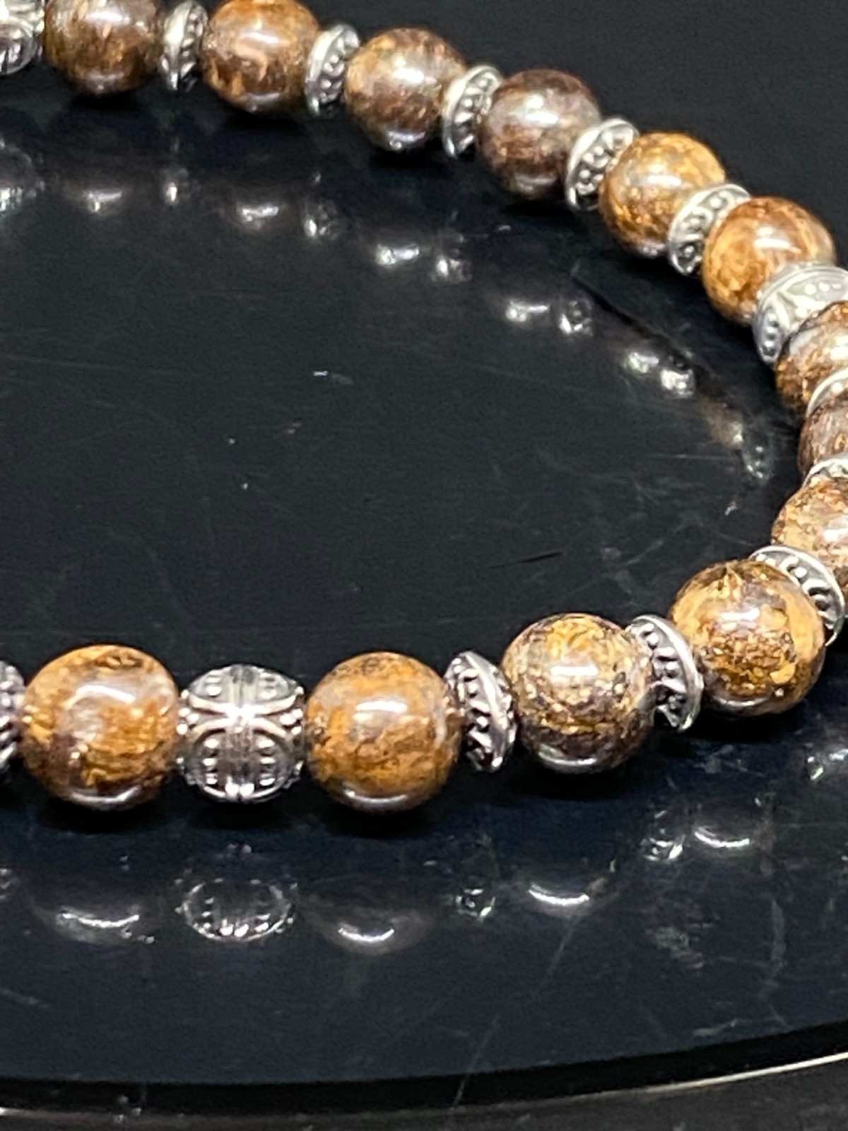Bronze Stainless Steel Bracelet 6mm
