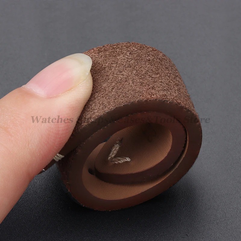 18 19 20 21 22 MM Soft Suede Leather Vintage Strap Watch Band Quick Release