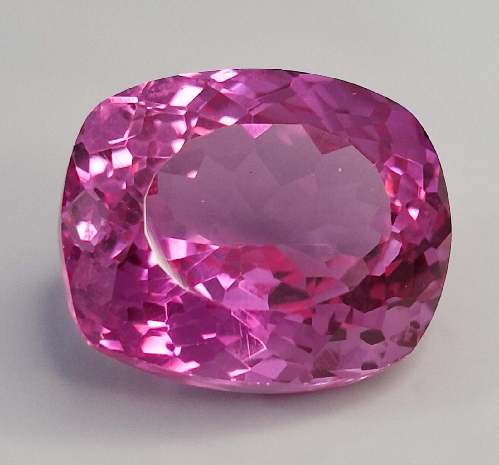 Glossy Pink Sapphire Natural Cushion Cut 14-16 Ct Certified Loose Gemstone RK288