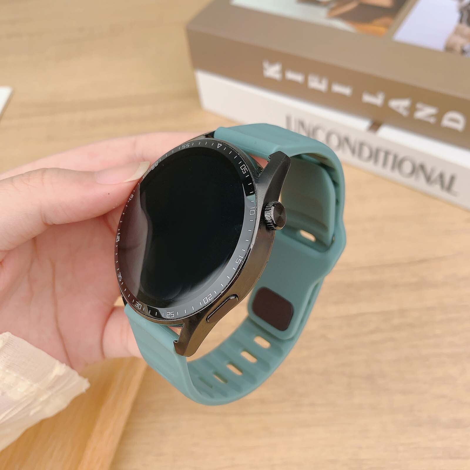 For Samsung Galaxy Watch 7 6 5 Pro 4 FE Soft Liquid Silicone Sport Band Strap