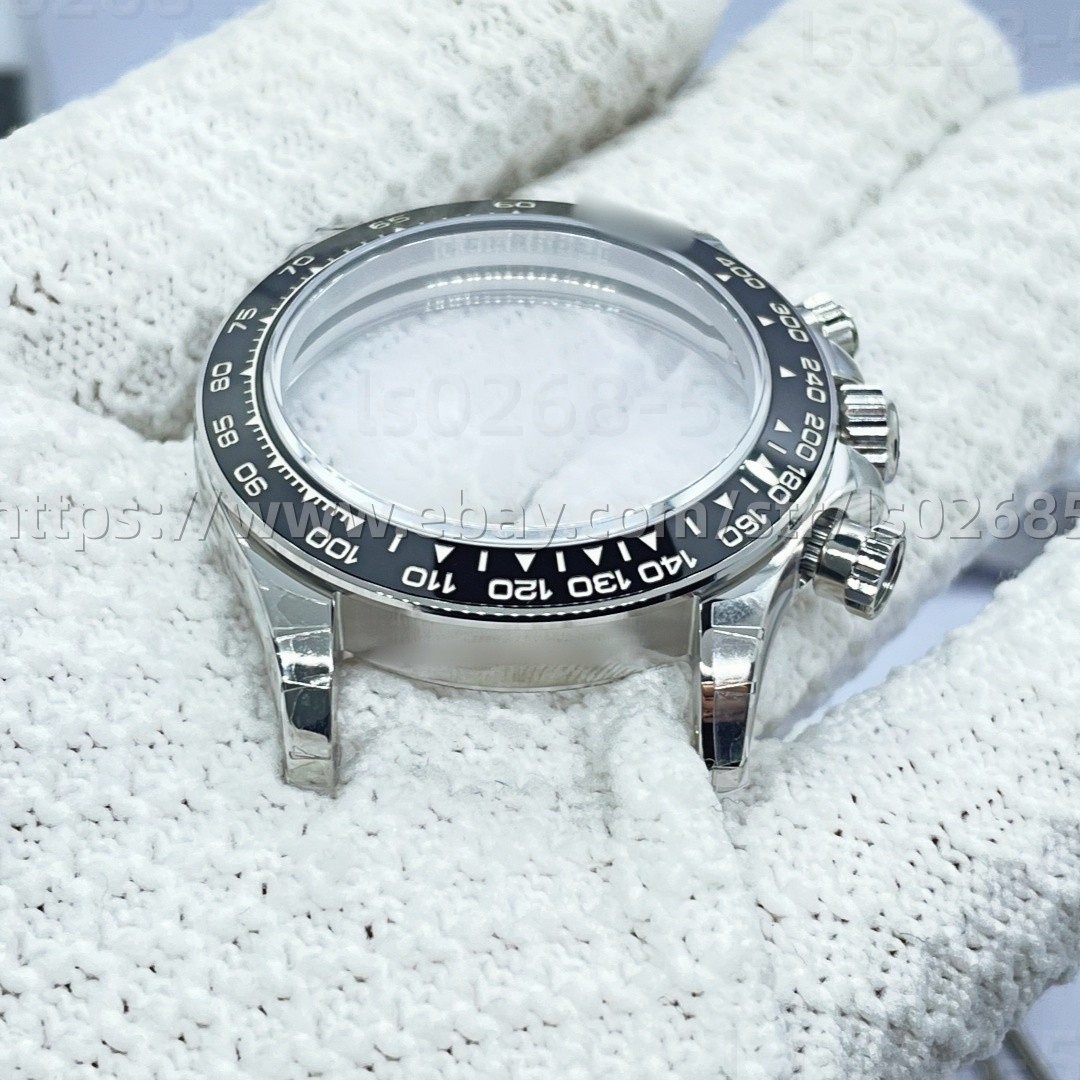 DIY 40mm Stainless Steel Watch Kit For 4131 7750 4130 Aftersales Accessories