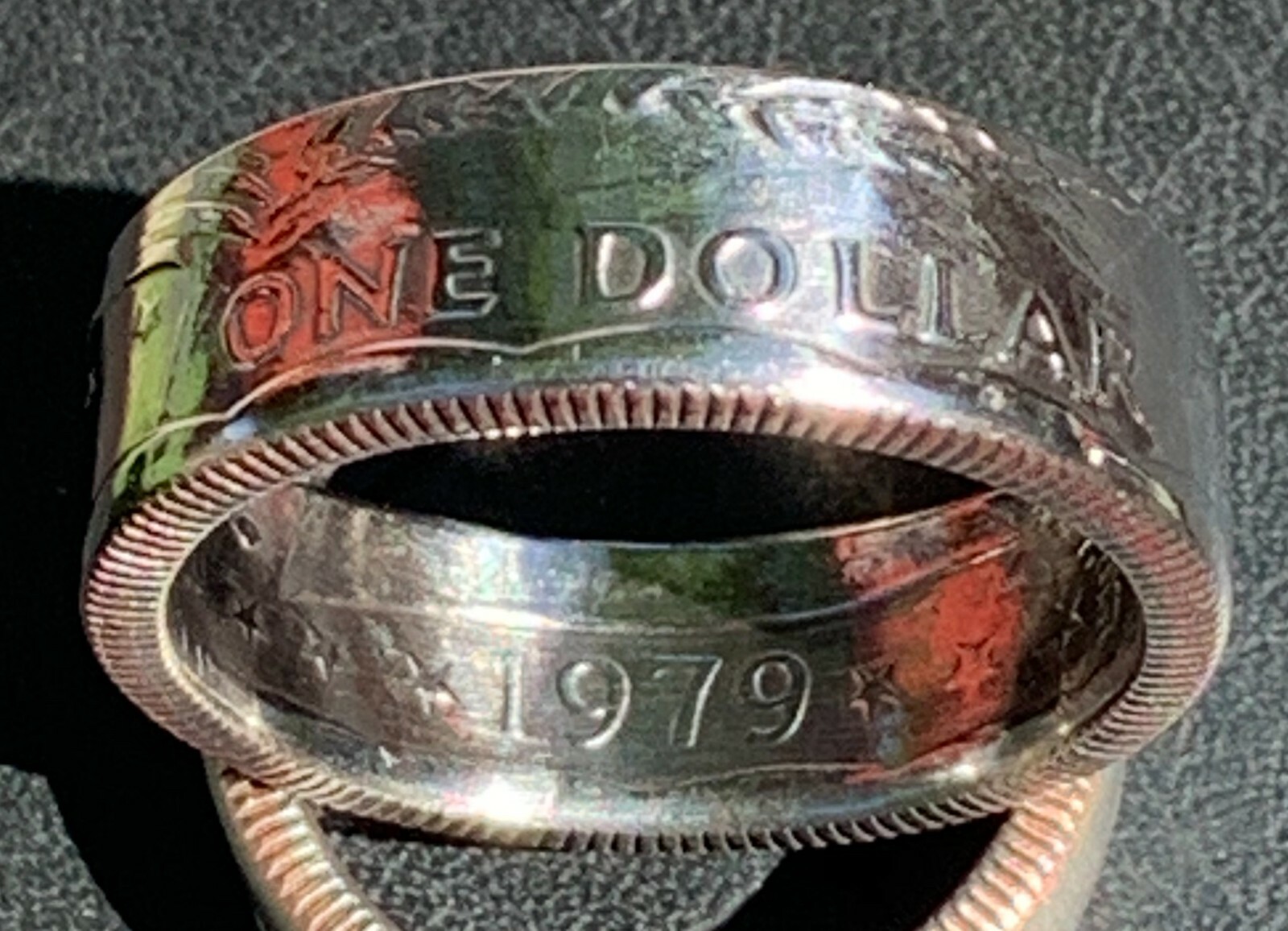 Susan B Anthony Dollar Coin Ring,1979,1980,1981,1999, Size 6-15, Free S&H