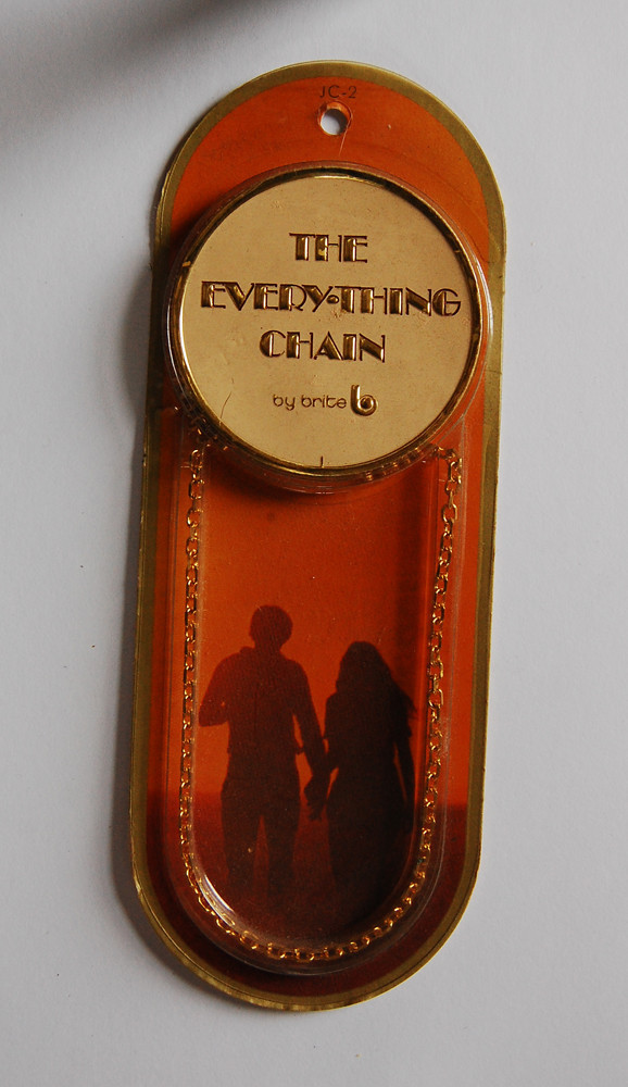 VINTAGE RETRO EVERYTHING CHAIN NEW IN PACKAGE WATCH VEST CHAIN DEAD STOCK 1970’S