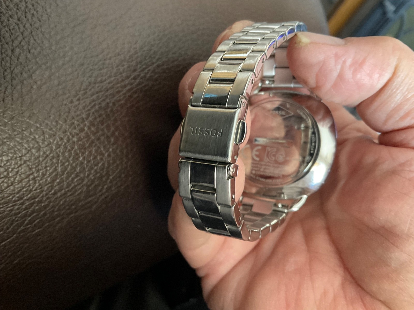 Fossil Q womens smart watch new batt needs app to run is online fit to 6 1/4 in.