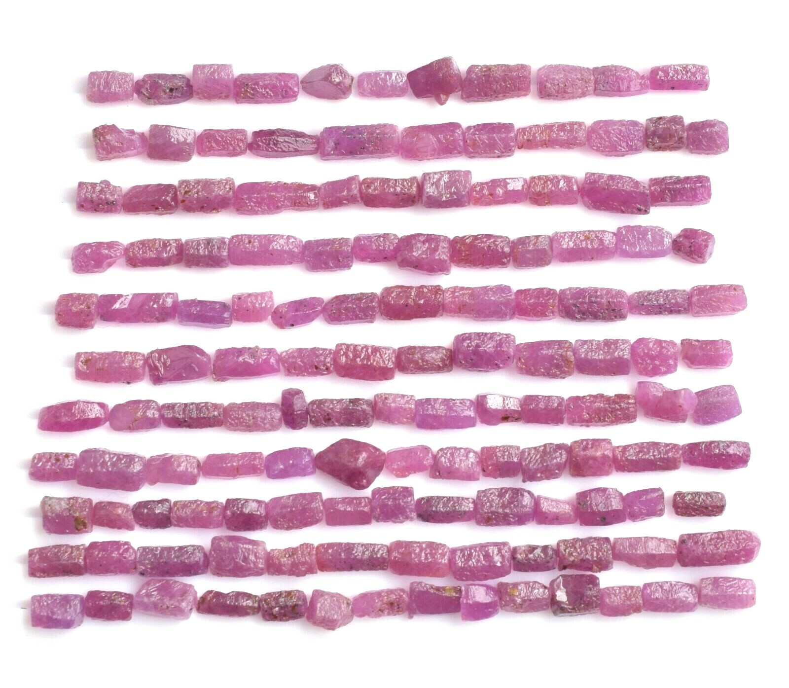 100.00% Natural Burma Reddish Pink Ruby Earth-Mined Loose Rough Lot 300.00 Ct